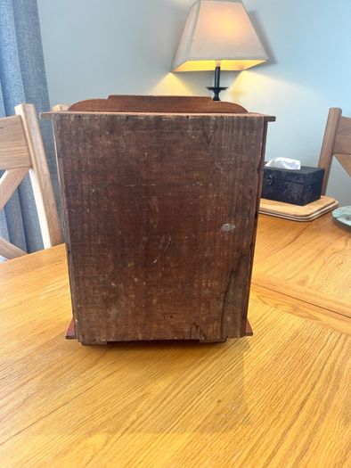 Antique French Scratch Built Miniature Wardrobe