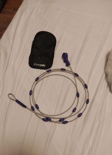 PacSafe - Adjustable Cable Lock for backpackers and many others