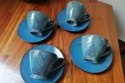 4 Coffee/Tea Cups and Saucers