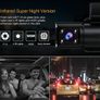 4K GPS 3 Way Triple Car Dash Cam. Image 5