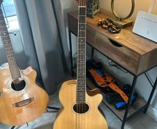 Crafter BA400EQ Acoustic Bass.