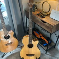 Crafter BA400EQ Acoustic Bass.