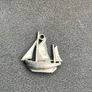 Silver Boat  Pendant Image 2
