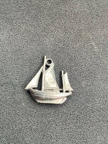Silver Boat Pendant