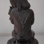 P. Parsons for Heredities cold-cast bronze figurine girl holding a cat Image 3