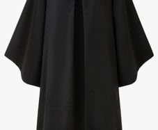 Magician Themed Hooded Cloak Adult Teens, Black Wizard Robe