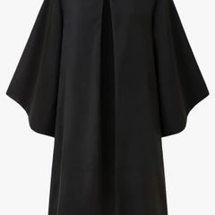 Magician Themed Hooded Cloak Adult Teens, Black Wizard Robe