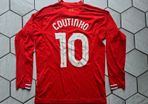 jersey shirt football LFC Liverpool Standard Chartered Warrior Longsleeve Coutinho size M medium