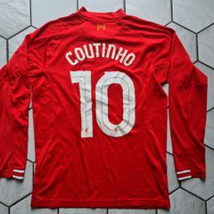 jersey shirt football LFC Liverpool Standard Chartered Warrior Longsleeve Coutinho size M medium