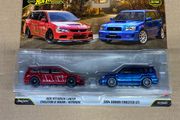 Mitsubishi &amp; Subaru Twin Pack Hot Wheels