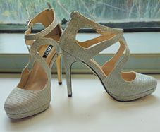 Quiz Strappy Stiletto Platform heels - Size 6 [UK]