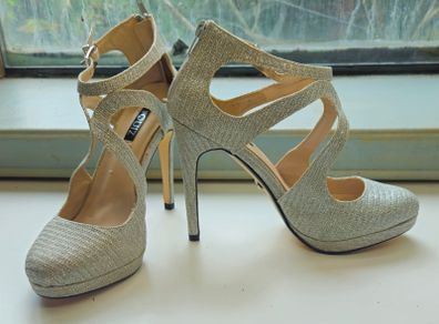 Quiz Strappy Stiletto Platform heels - Size 6 [UK]