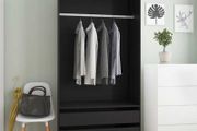 Wardrobe Black 100x50x200 cm