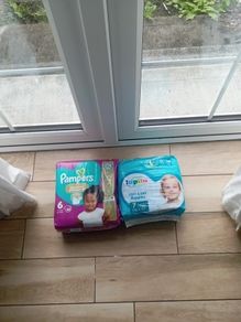 babies nappies.  Size. 6 & 7