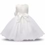 Girls 3D Effect Flower Sleeveless Formal Party Dress Wedding Bridesmaid Sz 5-6y Image 2