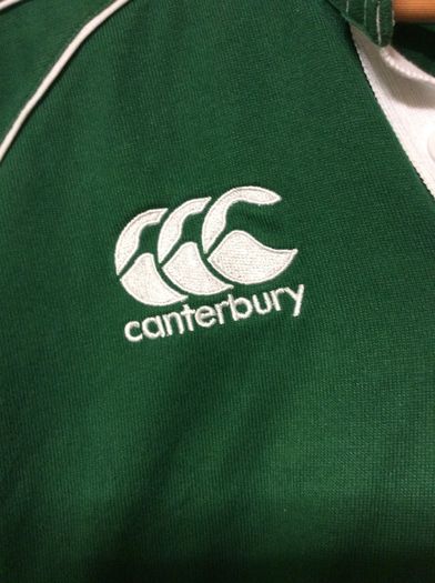 Ireland Rugby Jersey. Grand Slam Winning Jersey 2009. Official Canterbury Home Jersey. Authentic Original From 2009. Not A Modern Day Remake.