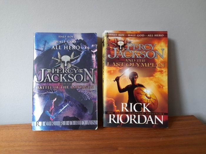 Percy Jackson novels by Rick Riordan
