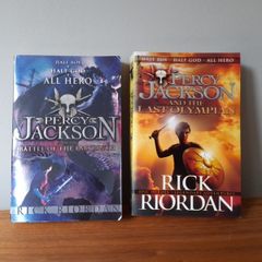 Percy Jackson novels by Rick Riordan