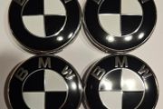 BMW 68mm Centre Caps Black/White (4 Caps 15 euro)