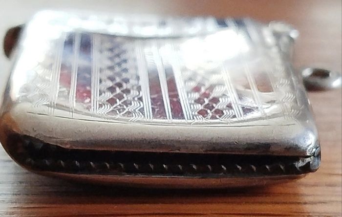 Antique Sterling Silver Vesta Case - Birmingham
