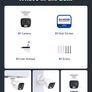 1080P Add-on CCTV Camera, Hi-Resolution Home Security Camera for Surveillance System, IP66 Weatherproof Indoor Outdoor, Long Distance Night Vision Image 9