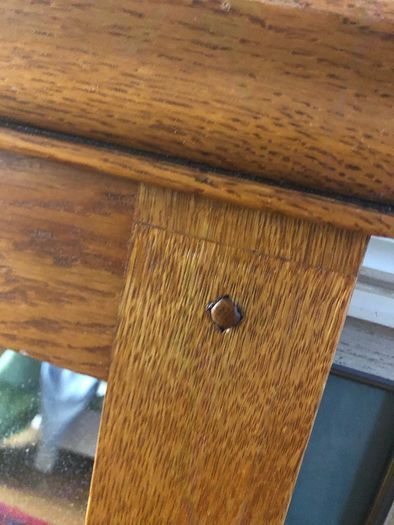 Large Oak Mirror