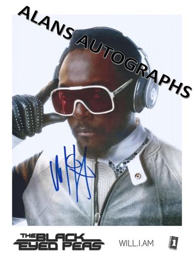 Black Eyed Peas - Will.i.am  Autograph