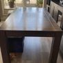 EZ Living Solid Oak Dining Table Image 2