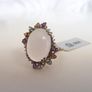 New silver RRP e137 Gemporia multistone ring size N-O Image 4