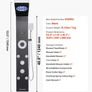 Shower Panel Tower System with Rainfall Shower Head, LED, 53 in Brushed Stainless Steel Shower Column, 6-Function Faucet, Wall-Mount Rain Massage System with 5 Body Jets, Handheld, Tub Spout Image 7