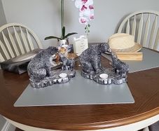 Tea light ornamental bears 10e each