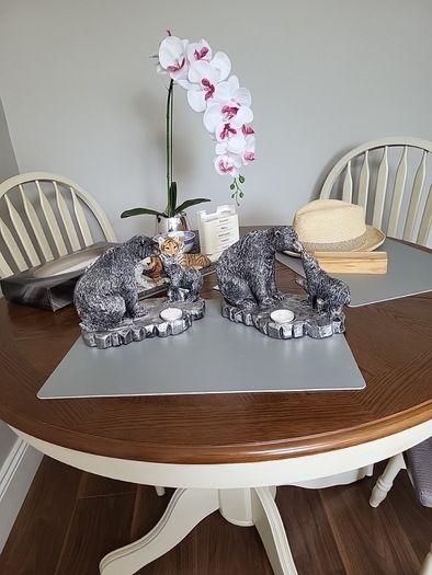 Tea light ornamental bears 10e each
