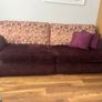 3 Seater Purple Couch with Interchangeable Cushion Backs Image 3