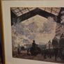 "The Gare St-Lazare" by Claude Monet - Framed Print Image 4