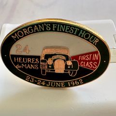 Vintage Morgan Car Enamel Cufflinks - 1962 Le Mans TOK 258