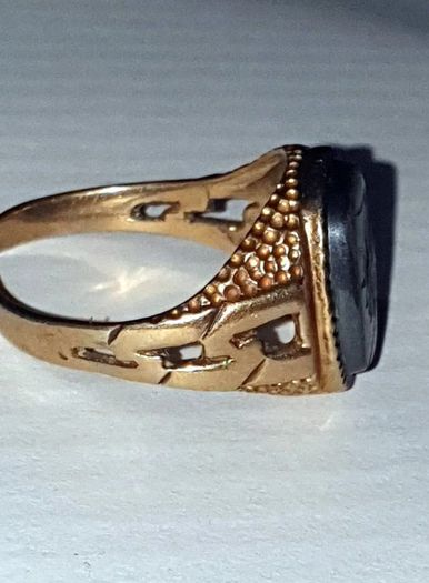 Vintage 9ct Gold Mens Signet Ring