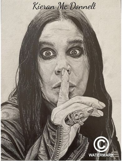 Ozzy Osbourne Drawing/Prints