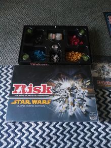 Risk Star Wars Clone Wars Edition Board Game 2005 Opened