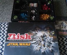 Risk Star Wars Clone Wars Edition Board Game 2005 Opened