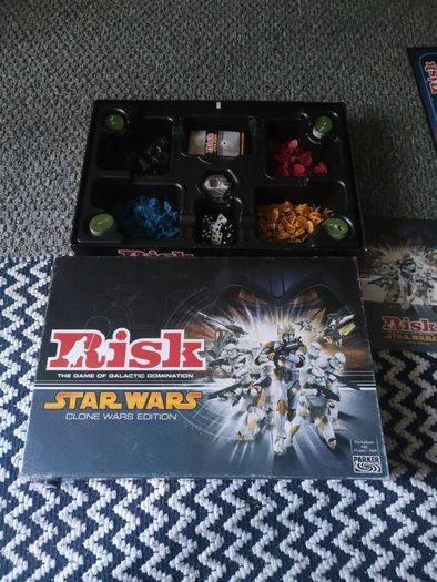 Risk Star Wars Clone Wars Edition Board Game 2005 Opened