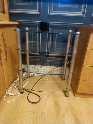 Glass display/ tv unit
