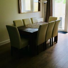 Dining Table and 8 chairs