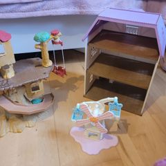 Sylvanian houses- treehouse, baby windmill and Wisteria playhouse