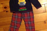 Age 4-5 Christmas Minion Pyjamas