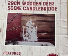 Wooden Christmas Light Up Scent