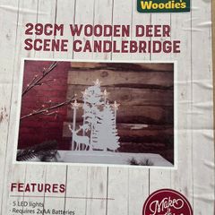 Wooden Christmas Light Up Scent