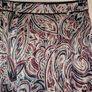 stunning paisley, textured, fully lined fluid skirt from Karen Millen Image 3
