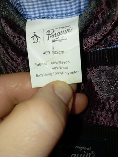 Original Penguin Men's Wool Blend Blazer