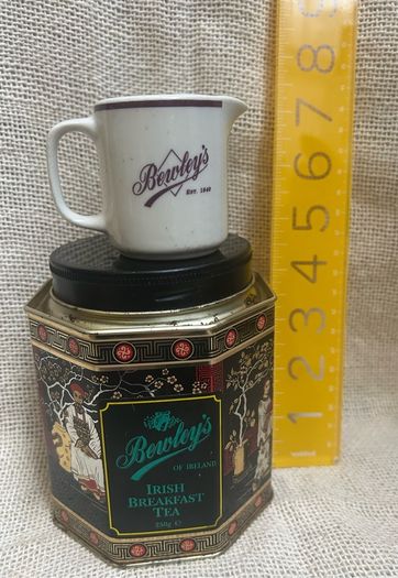 Dublin advertising  Tea Caddy and Jug