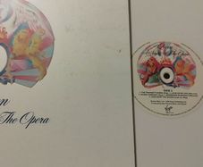 Queen  white vinyl A Night At The Opera embossed sleeve